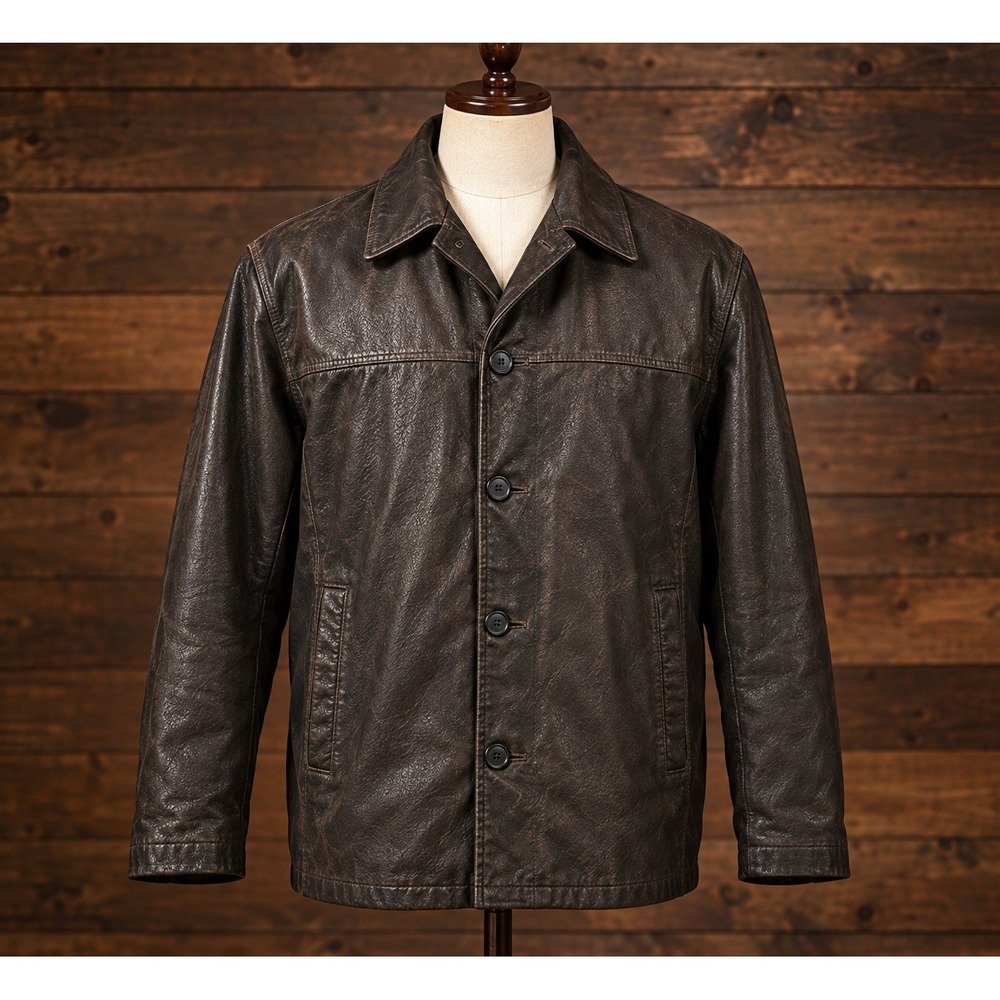 Wilson Dean Winchester Supernatural Leather Jacket 2XL Car Coat Cosplay Rare